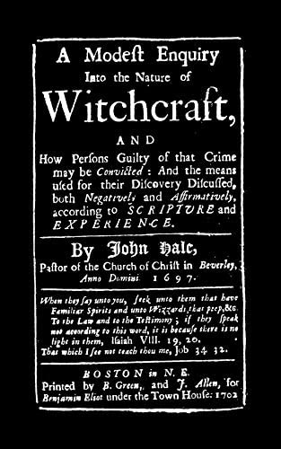 Modest Enquiry in the Nature of witchcraft